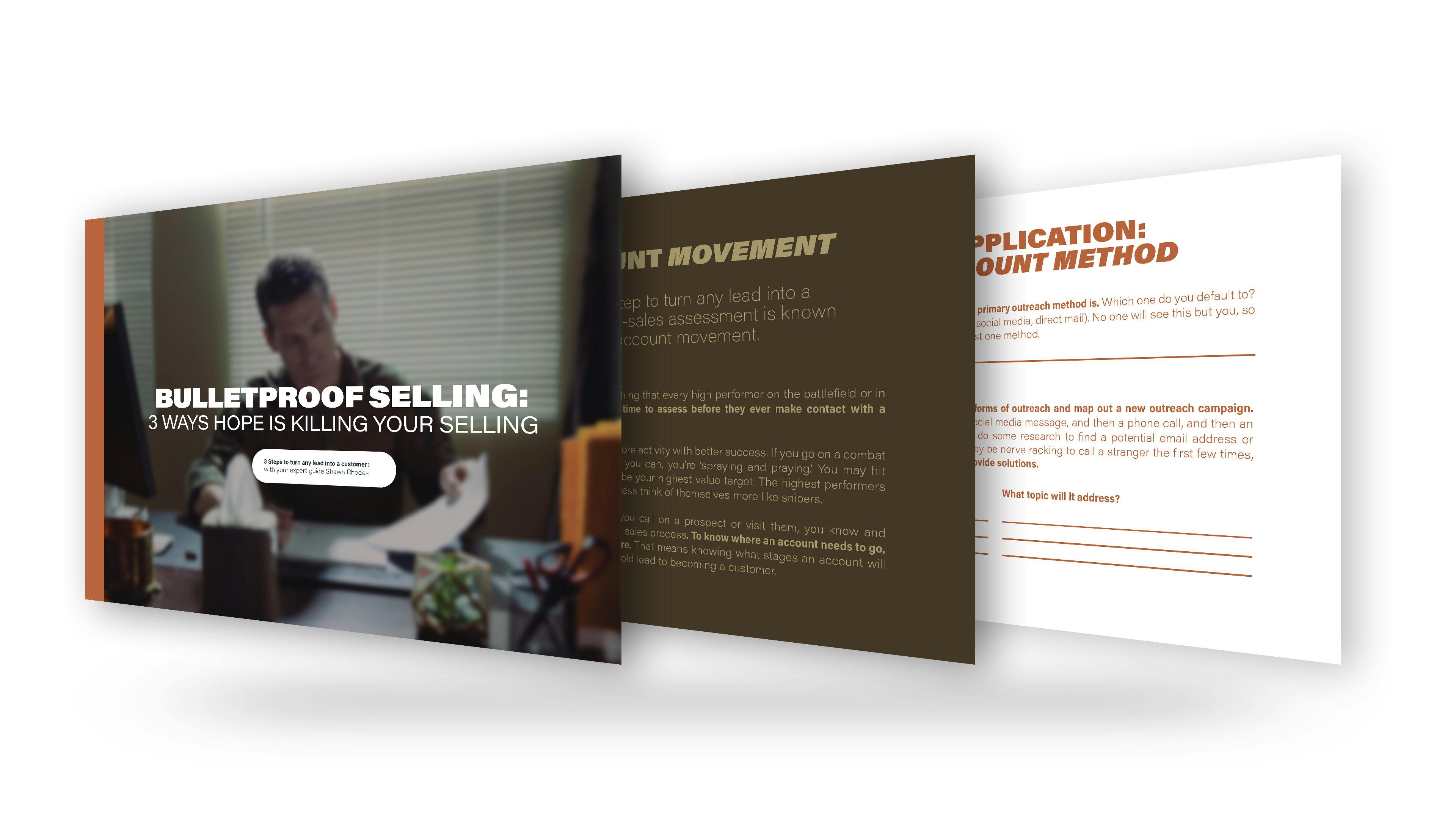 3 Ways Hope Is Killing Your Selling eBook